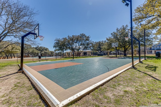 23022 Airedale Ln, San Antonio, TX 78260 - view of basketball court featuring community basketball court and fence
