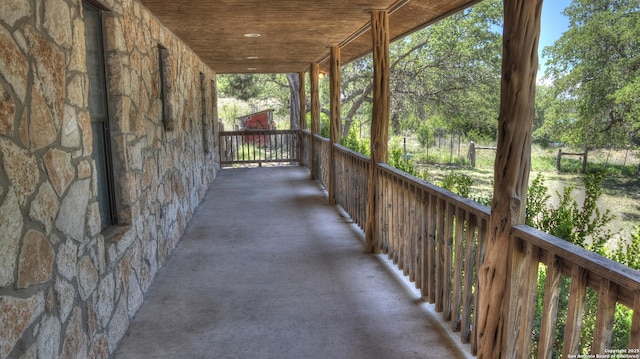 121 David Rankin Rd, Leakey, TX 78873 - balcony featuring a porch