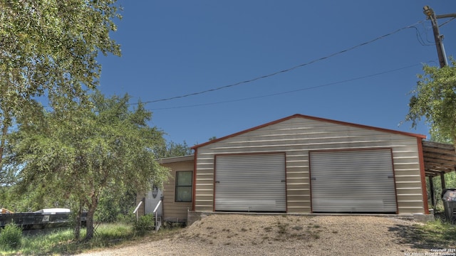 121 David Rankin Rd, Leakey, TX 78873 - view of detached garage