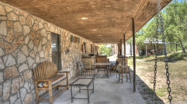 121 David Rankin Rd, Leakey, TX 78873 - view of patio / terrace