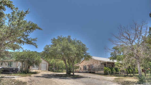 121 David Rankin Rd, Leakey, TX 78873 - view of front of house featuring dirt driveway