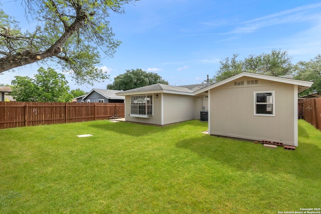 10707 Musket, San Antonio, TX 78224 - back of house with central air condition unit