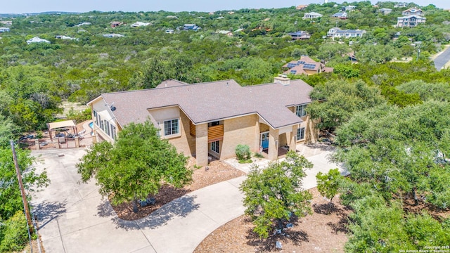 15021 Seven L Trl, Helotes, TX 78023 - view from above of property