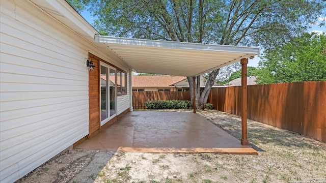 5815 Freemans Farm St, San Antonio, TX 78233 - view of patio / terrace with a fenced backyard