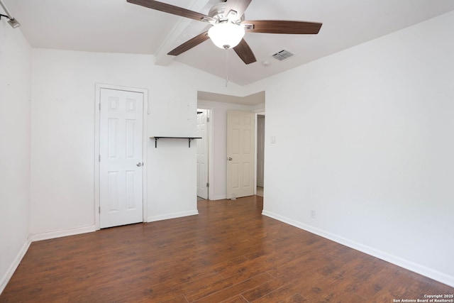 5107 Anacacho, San Antonio, TX 78217 - spare room featuring wood finished floors, a ceiling fan, and baseboards