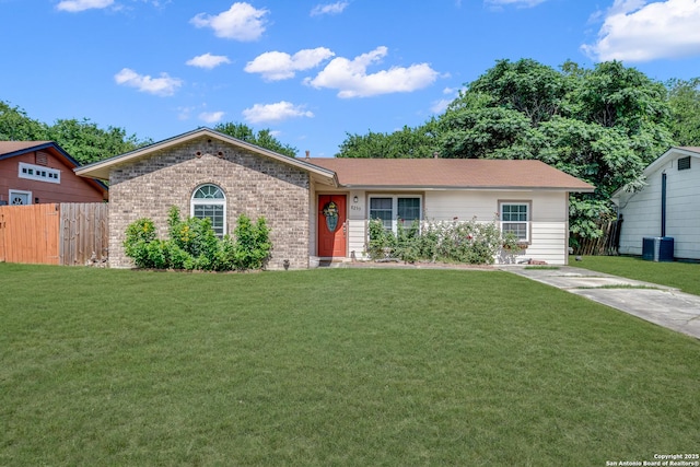 8239 Glen Lark, San Antonio, TX 78239 - single story home featuring brick siding and central air condition unit