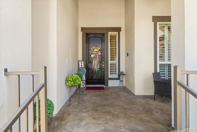 28914 Gracies Sky, San Antonio, TX 78260 - entrance to property featuring stucco siding