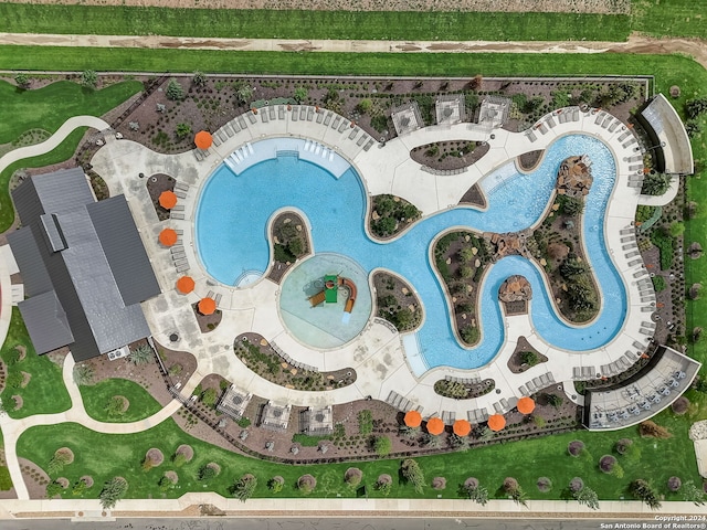 13726 Birch Xing, San Antonio, TX 78252 - bird's eye view of a pool