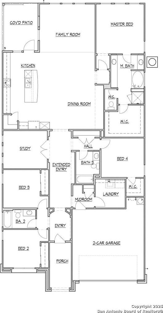 137 Gallant Fox, Castroville, TX 78009 - home floor plan