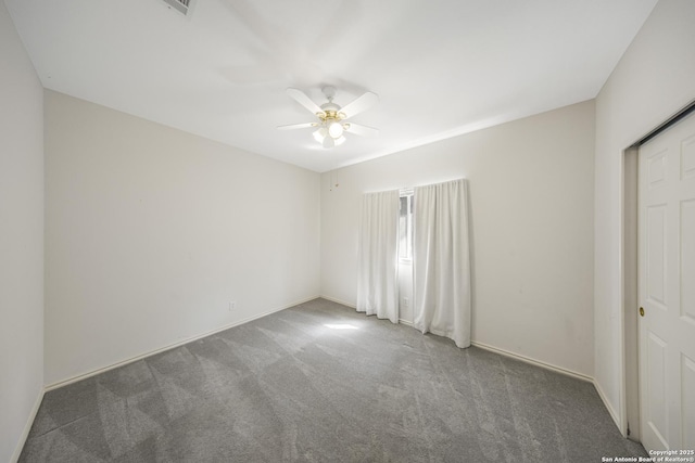 4726 Shavano Bark, San Antonio, TX 78230 - carpeted spare room featuring a ceiling fan