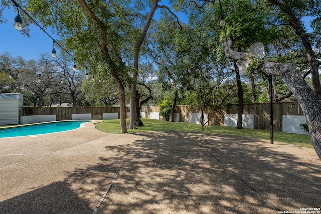 226 Carolwood Dr, Castle Hills, TX 78213 - view of swimming pool with a patio area