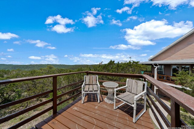 388 Oak, Pipe Creek, TX 78063 - view of wooden deck