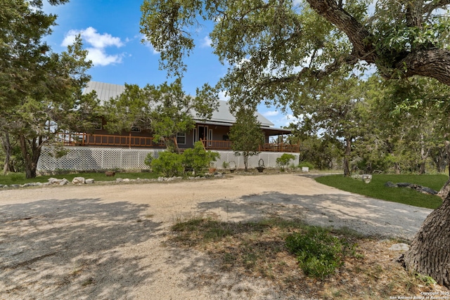 388 Oak, Pipe Creek, TX 78063 - view of front of property featuring covered porch