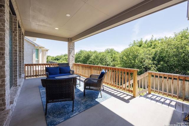 807 Swenson Rnch, San Antonio, TX 78245 - view of patio with outdoor lounge area and a deck