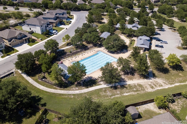 807 Swenson Rnch, San Antonio, TX 78245 - aerial view of residential area with a pool area