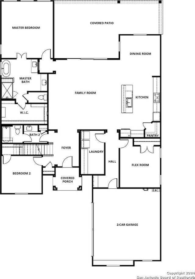 243 Wisteria Vw, Castroville, TX 78009 - home floor plan