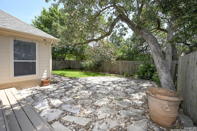 27218 Spiral Cyn, San Antonio, TX 78261 - view of patio featuring a wooden deck