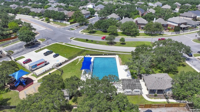 27218 Spiral Cyn, San Antonio, TX 78261 - bird's eye view of a pool
