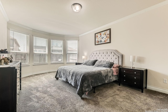 2215 Zachry, New Braunfels, TX 78132 - bedroom with ornamental molding, carpet flooring, and baseboards