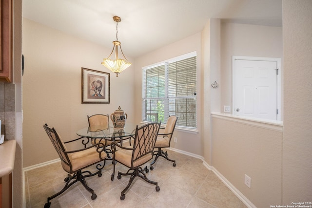 12518 Cascade Hls, San Antonio, TX 78253 - dining area with light tile patterned flooring and baseboards