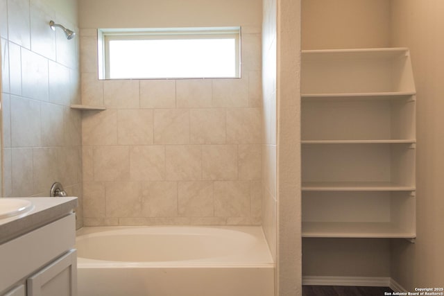 2340 Arctic Warbler, New Braunfels, TX 78130 - full bathroom with vanity and shower / bath combination