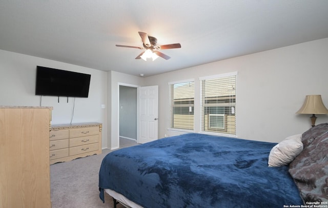 5727 Ivans Farm, San Antonio, TX 78244 - bedroom featuring carpet and a ceiling fan