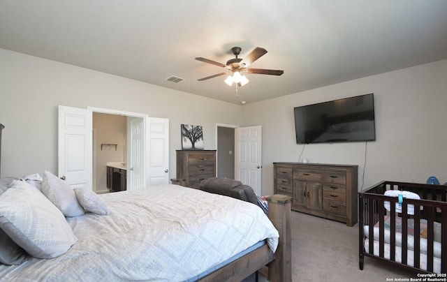 5727 Ivans Farm, San Antonio, TX 78244 - carpeted bedroom with ceiling fan