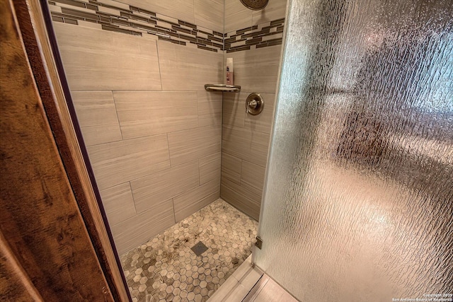 13742 Corinth, Universal City, TX 78148 - full bath with tiled shower and tile patterned flooring