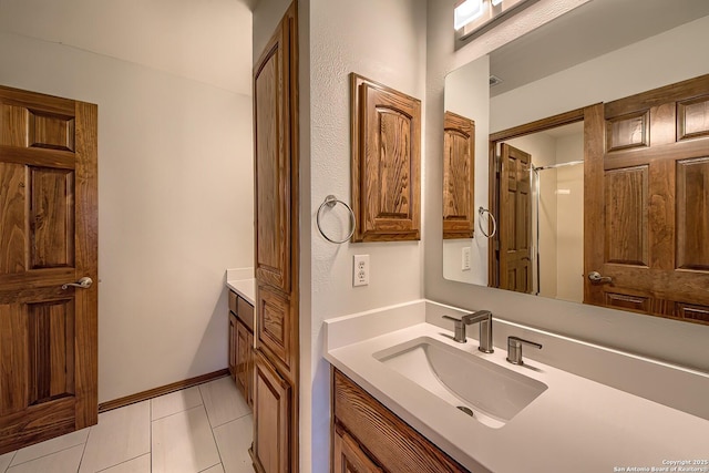 13742 Corinth, Universal City, TX 78148 - full bath with vanity and tile patterned floors