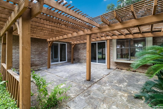 7927 Misty Park, San Antonio, TX 78250 - view of patio / terrace with a pergola