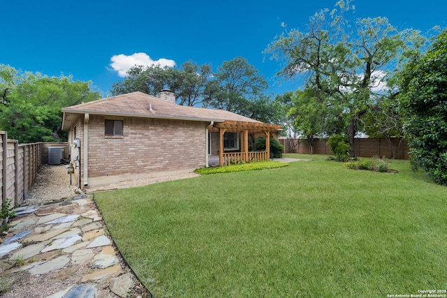 7927 Misty Park, San Antonio, TX 78250 - view of yard featuring central AC unit