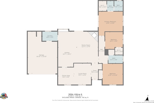 7927 Misty Park, San Antonio, TX 78250 - home floor plan