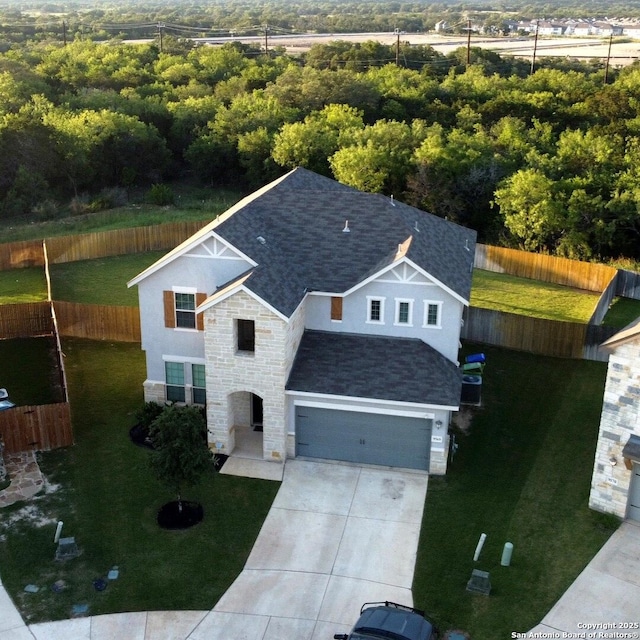9569 Witten Dr, San Antonio, TX 78254 - view from above of property
