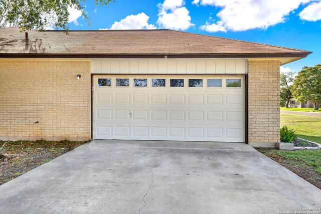 1314 Acorn, Hondo, TX 78861 - garage featuring concrete driveway