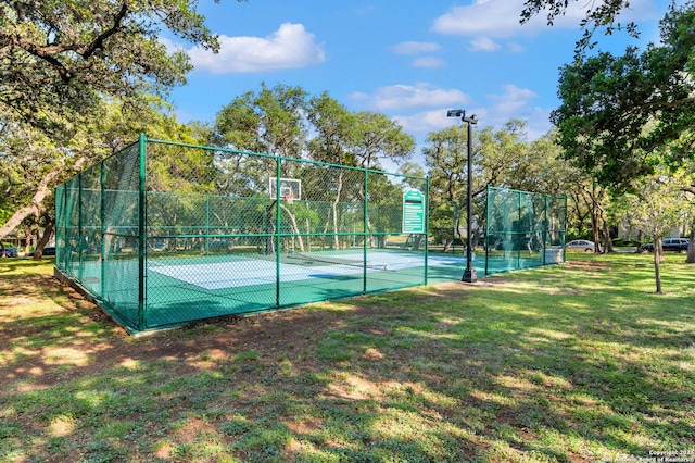 2426 Enfield Grove, San Antonio, TX 78231 - view of tennis court featuring community basketball court