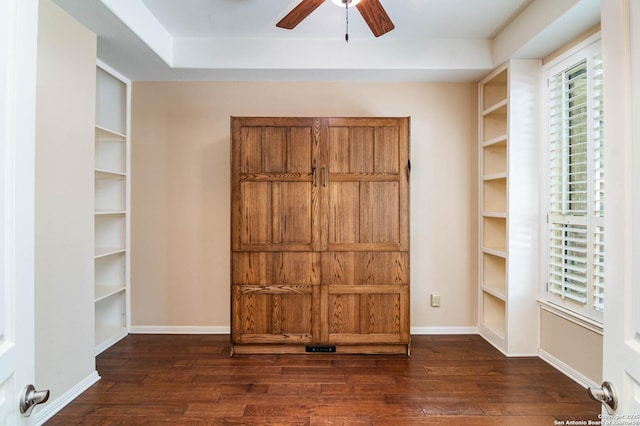 2426 Enfield Grove, San Antonio, TX 78231 - unfurnished bedroom featuring dark wood-style floors and baseboards