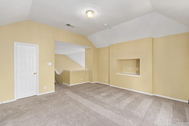 18852 Agin Ct, San Antonio, TX 78258 - bonus room with vaulted ceiling, carpet flooring, and baseboards