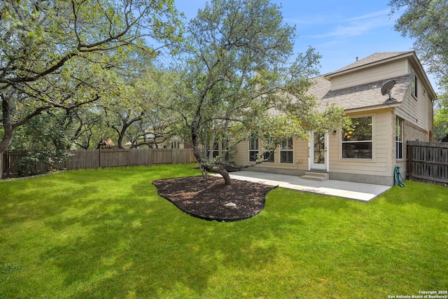 18852 Agin Ct, San Antonio, TX 78258 - view of yard featuring entry steps and a patio