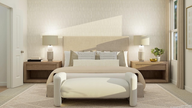 4220 Hampshire Way, San Antonio, TX 78245 - carpeted bedroom with baseboards