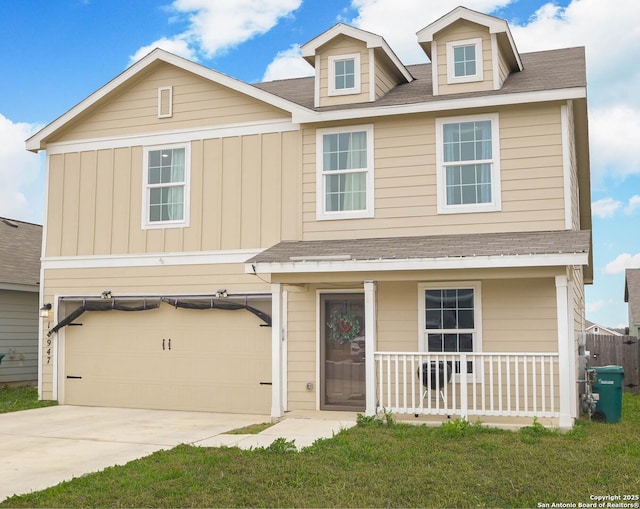 11947 Sand Wedge, San Antonio, TX 78221 - view of front of house featuring a porch, a garage, and driveway