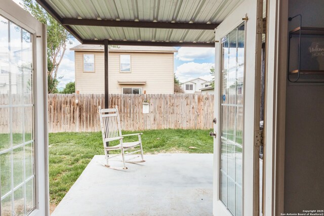 5311 Moreville Farm, San Antonio, TX 78228 - view of patio / terrace with a fenced backyard