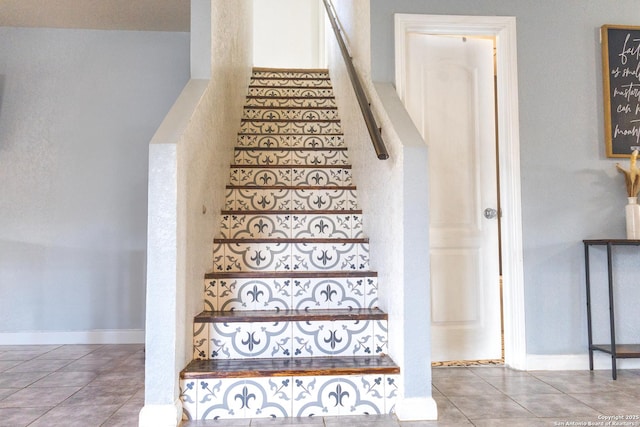 5311 Moreville Farm, San Antonio, TX 78228 - staircase featuring tile patterned flooring