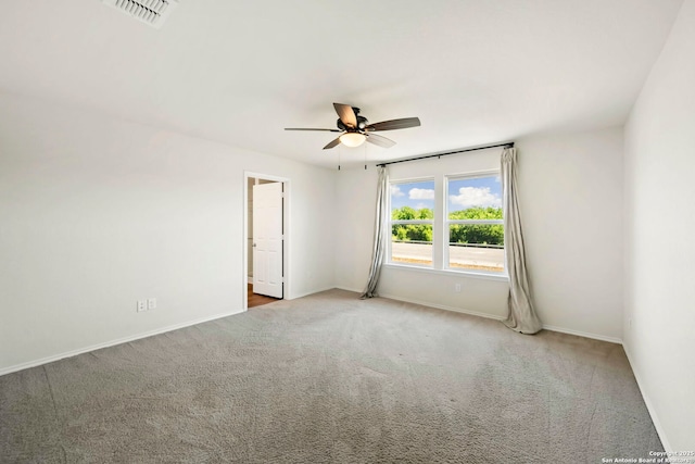 6322 Silver Pegasus, San Antonio, TX 78218 - carpeted empty room featuring ceiling fan and baseboards