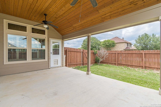 15522 Echo, Selma, TX 78154 - view of patio / terrace featuring ceiling fan