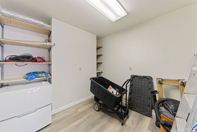 430 Yosemite Dr, San Antonio, TX 78232 - home office with wood finished floors and baseboards