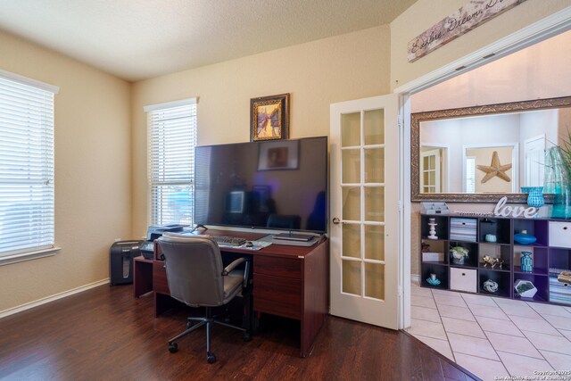 11607 Pelican Pass, San Antonio, TX 78221 - office with wood finished floors and baseboards