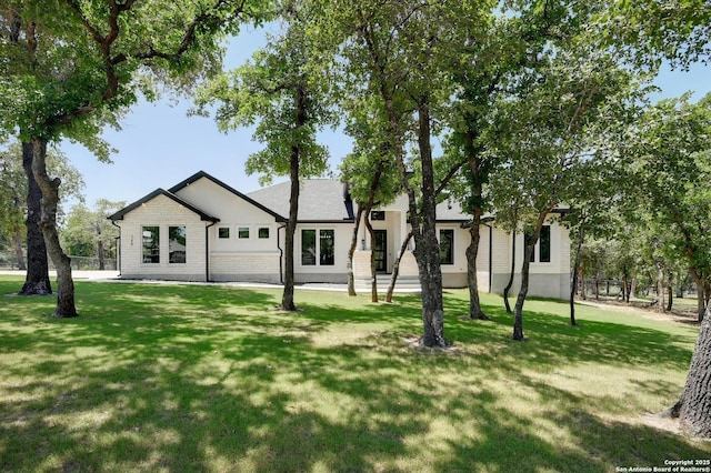149 Chisum Ln, Vernia, TX 78121 - view of front of house with a front lawn