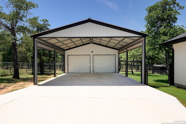 149 Chisum Ln, Vernia, TX 78121 - view of parking with a garage