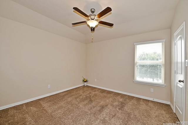 14402 Palomino Pl, San Antonio, TX 78254 - carpeted empty room featuring ceiling fan and baseboards