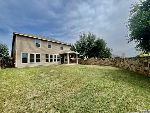 14402 Palomino Pl, San Antonio, TX 78254 - back of property featuring a gazebo